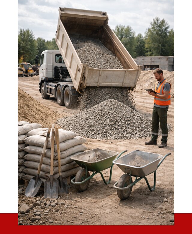 Доставка нерудных материалов в Ачинске от 1216 руб. | ПРОНЕРУДЧнс