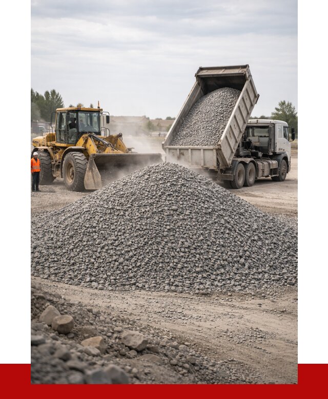 Купить щебень с доставкой в Ачинске от 2533 руб. | ПРОНЕРУДЧнс