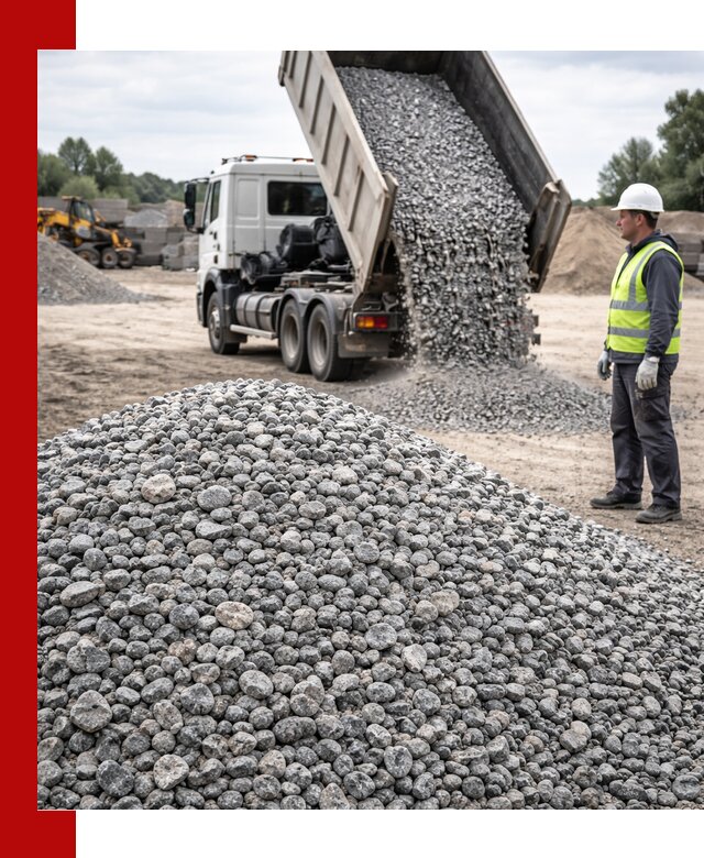 Доставка и продажа гранитного щебня фракции 5-20 в Ачинске