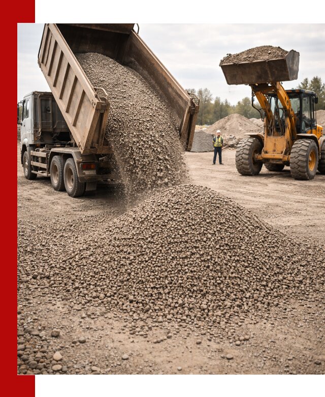 Гравийный щебень фракция 3–10 с доставкой в Ачинске