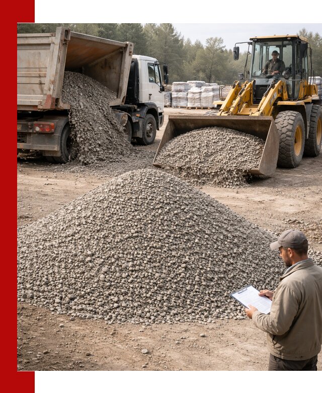 Гравийный щебень фракция 5–10 с доставкой в Ачинске
