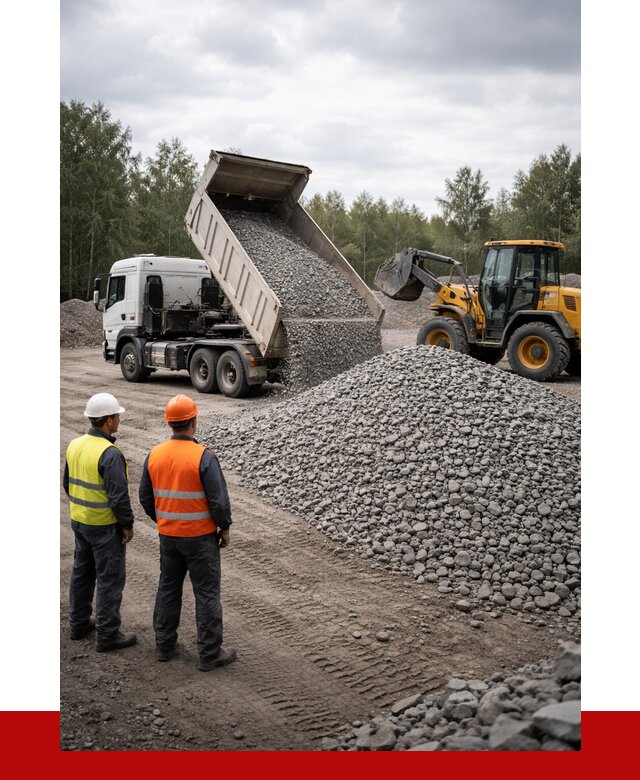 Гравийный щебень фракция 40-70 в Ачинске от 9624р | ПРОНЕРУДЧнс