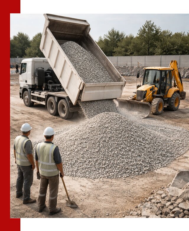 Купить известняковый щебень фракции 5–10 мм с доставкой в Ачинске