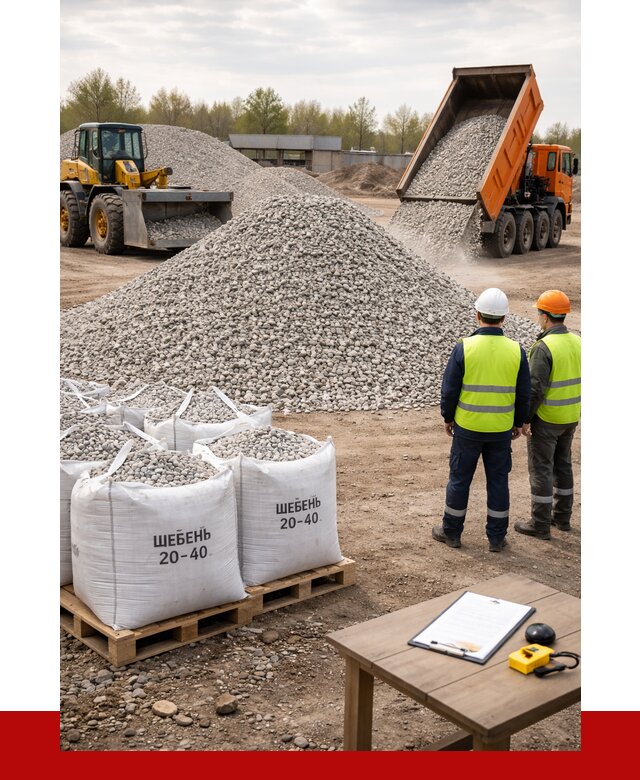 Известняковый щебень 20-40 в Ачинске от 2127 р. ПРОНЕРУДЧнс