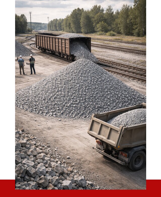 Железнодорожный щебень 20-60 в Ачинске от 1722 р. | ПРОНЕРУДЧнс
