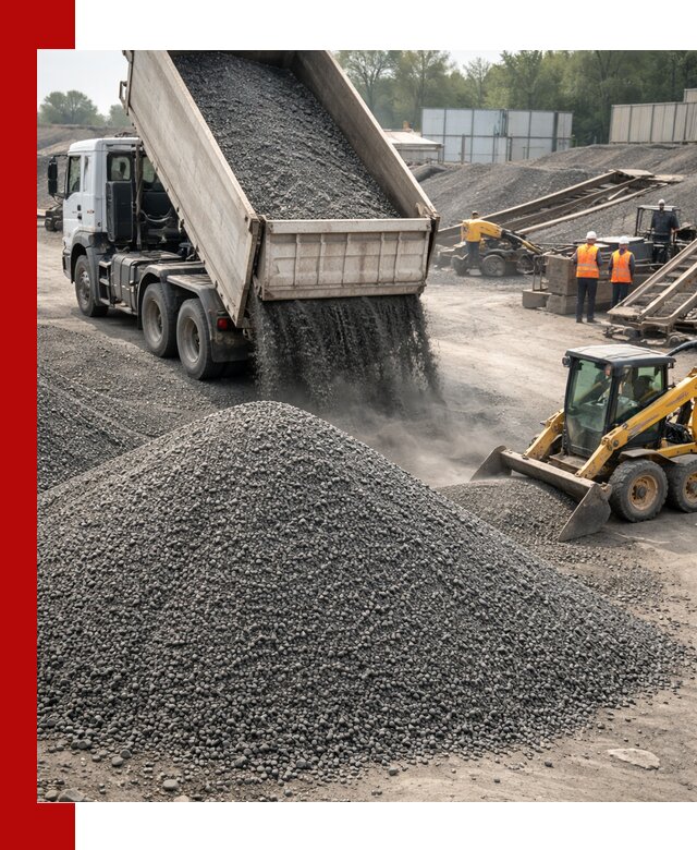 Вторичный щебень фракция 0–5 с доставкой в Ачинске