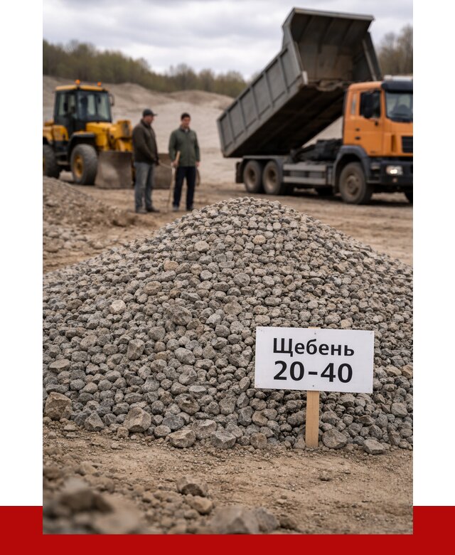 Бетонный щебень фракция 20-40 в Ачинске от 2482 р. | ПРОНЕРУДЧнс