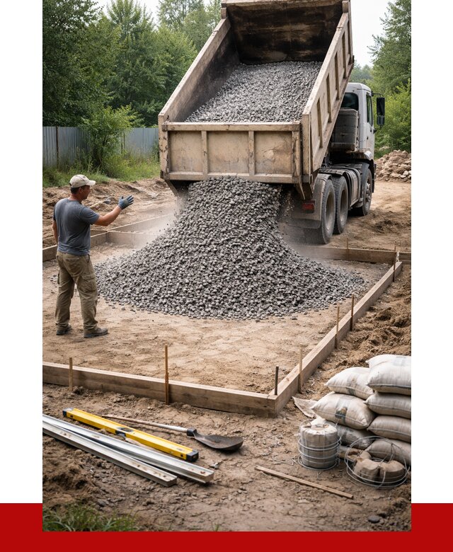 Купить щебень для фундамента в Ачинске от 4559 р. | ПРОНЕРУДЧнс