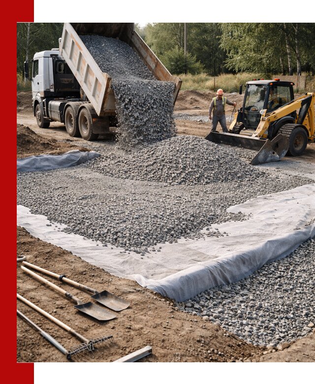 Щебень для фундамента с доставкой в Ачинске