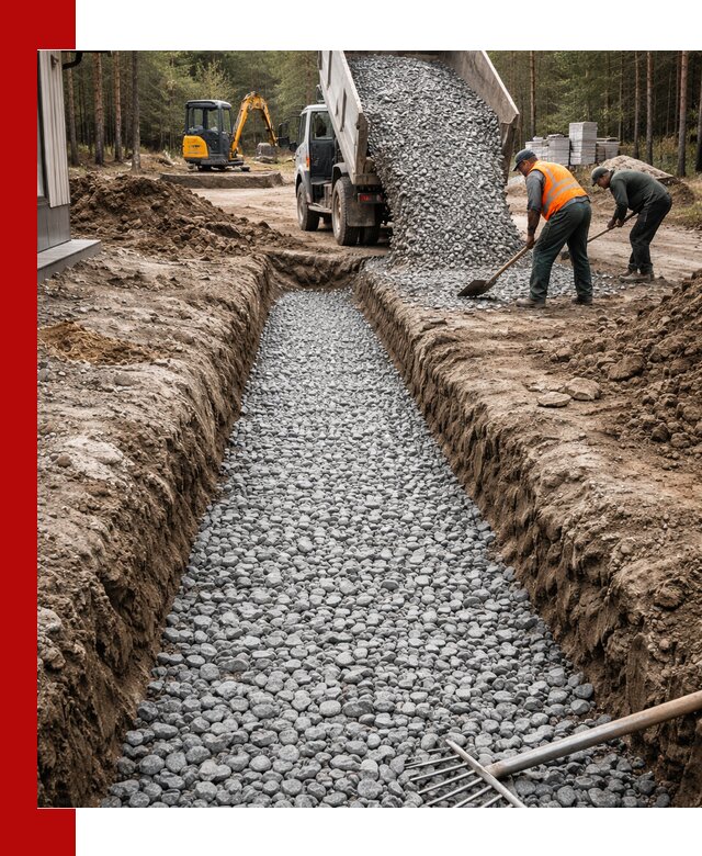 Щебень для дренажа с доставкой в Ачинске высокого качества