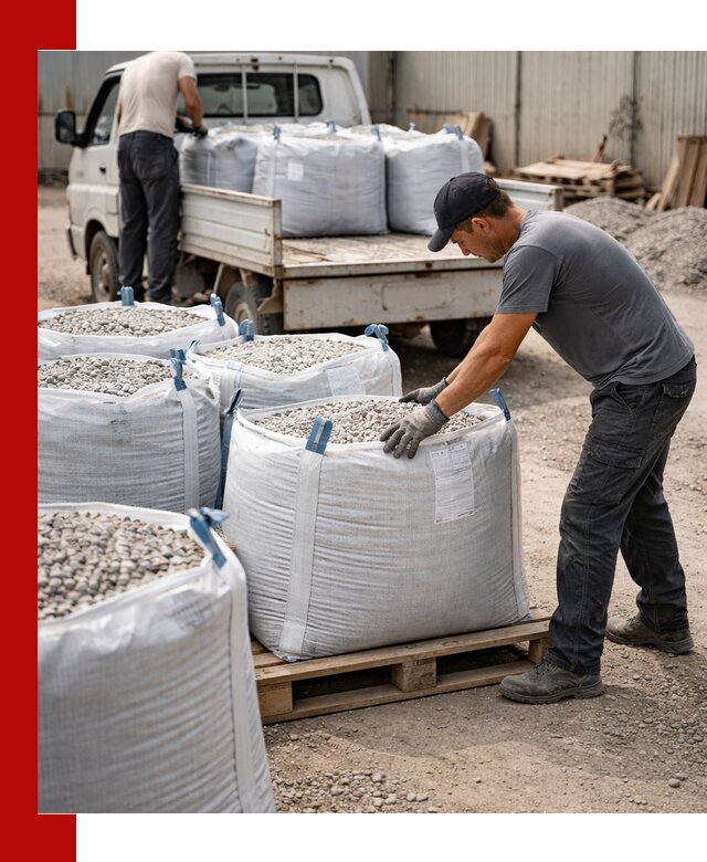 Доставка щебня в мешках по выгодным ценам в Ачинске