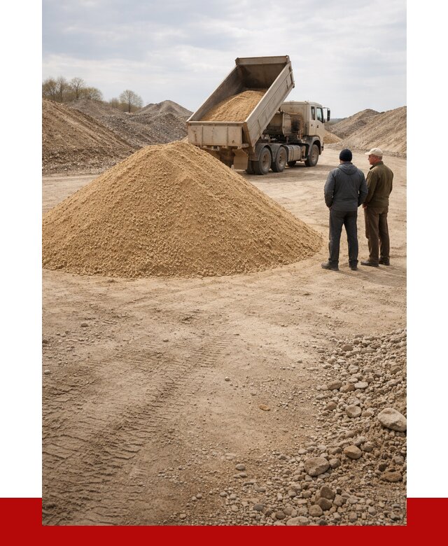 Карьерный песок крупнозернистый в Ачинске от 8611 р | ПРОНЕРУДЧнс