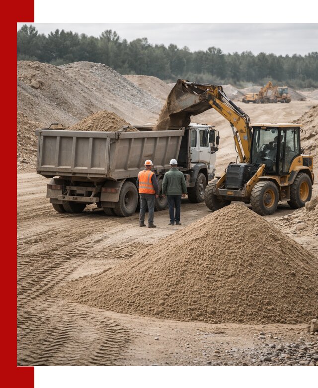 Карьерный среднезернистый песок с доставкой в Ачинске