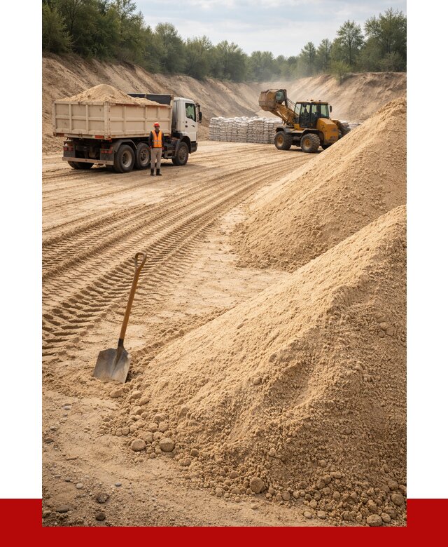 Карьерный песок мелкозернистый в Ачинске от 9117 р. | ПРОНЕРУДЧнс