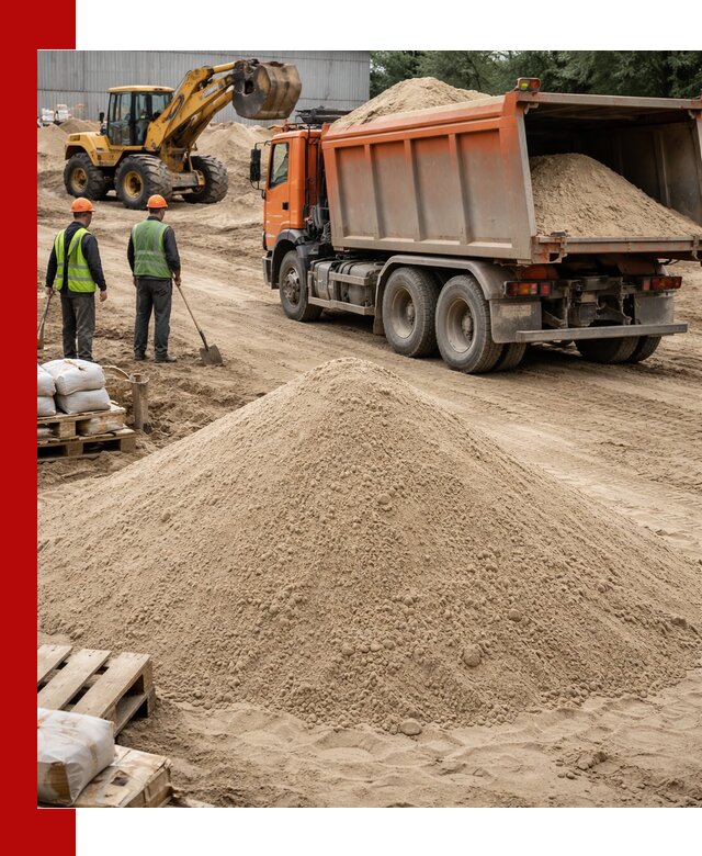 Доставка и продажа мытого речного песка в Ачинске