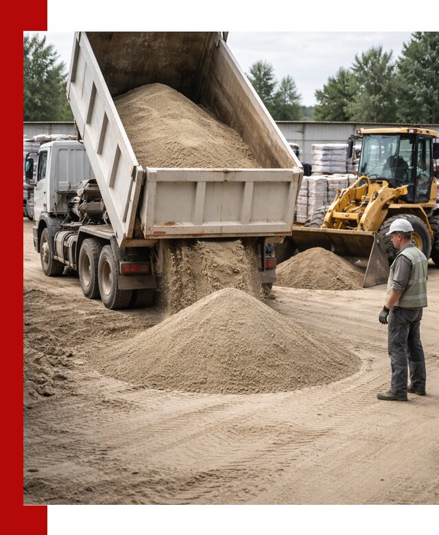 Поставка и доставка песка для бетона в Ачинске