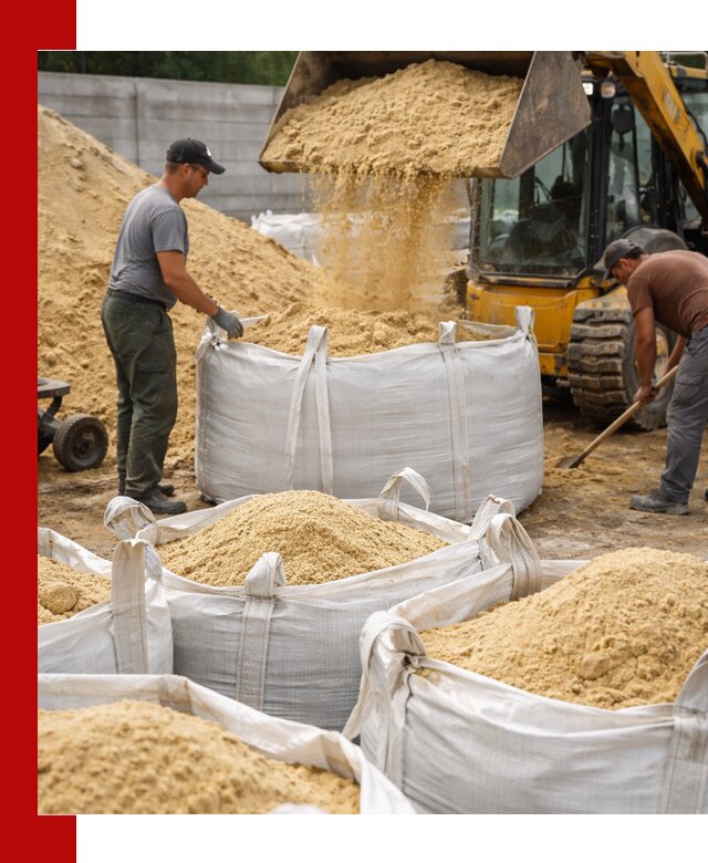 Поставка качественного песка для кладки в Ачинске