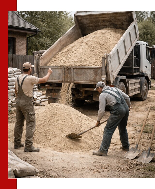 Песок для штукатурки с доставкой в Ачинске качественный и чистый