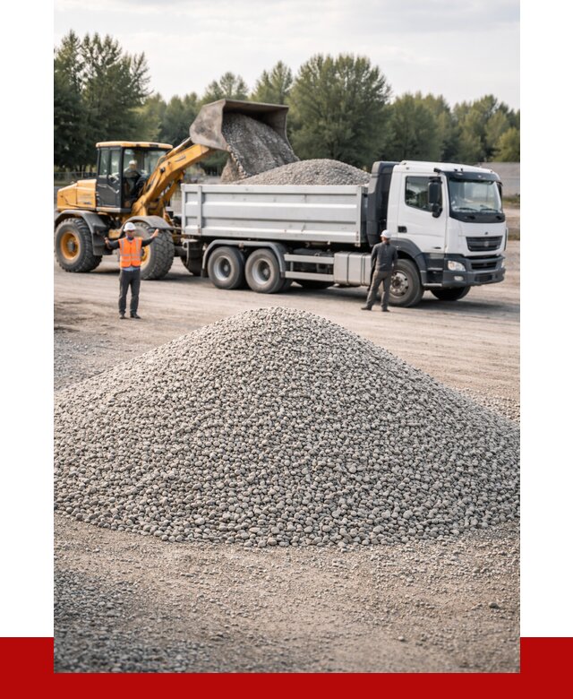Купить мытый гравий в Ачинске от 3546 р, доставка ПРОНЕРУДЧнс
