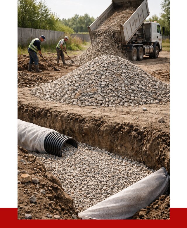 Гравий для дренажа в Ачинске от 2229 р., доставка ПРОНЕРУДЧнс