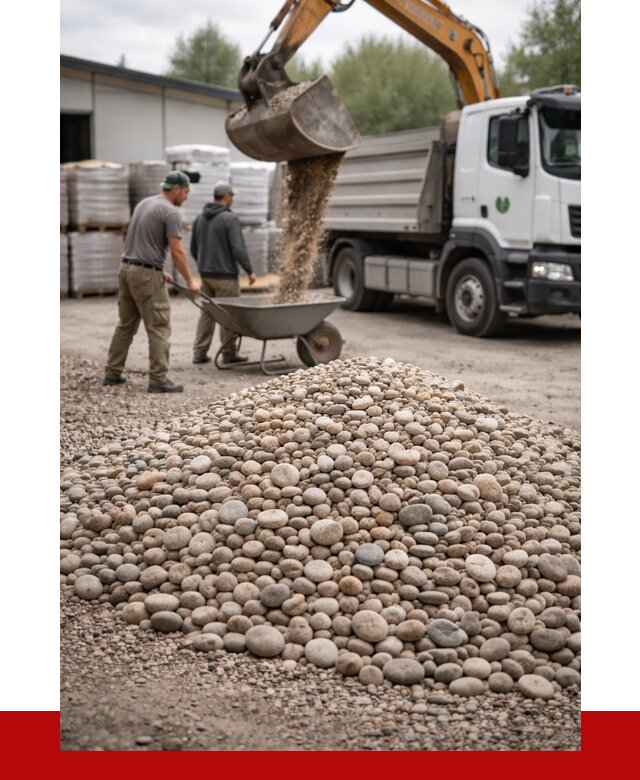 Галька декоративная в Ачинске от 3242 р. за куб | ПРОНЕРУДЧнс