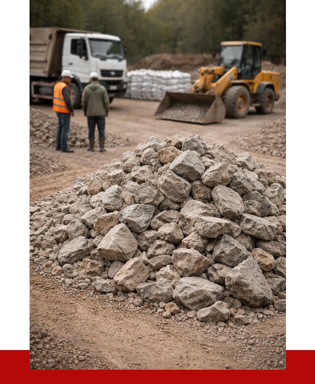 Купить бутовый камень с доставкой в Ачинске от 2330 р. | ПРОНЕРУДЧнс