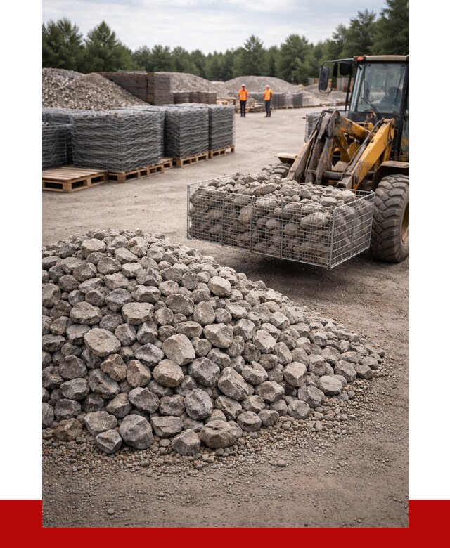 Камень для габионов фракция 70-150 в Ачинске от 4255 р. | ПРОНЕРУДЧнс