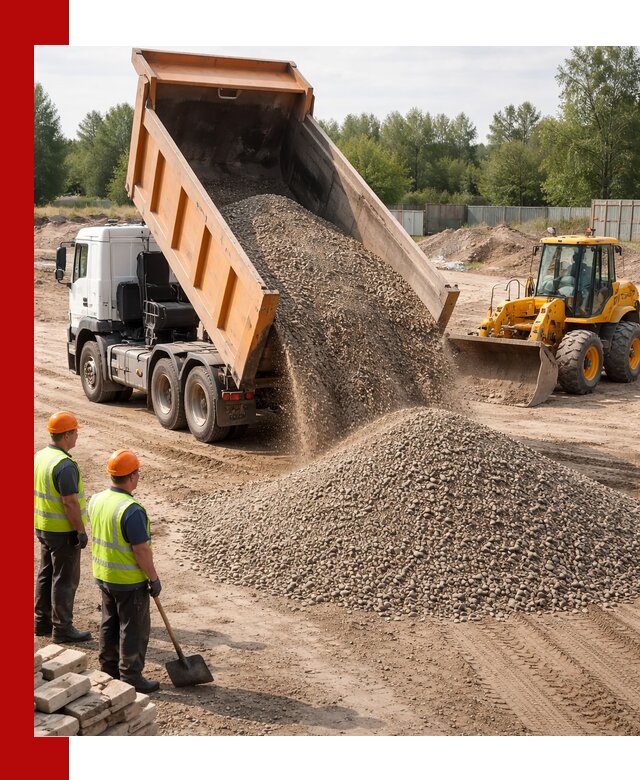 Доставка щебёночно-песчаной смеси ЩПС С7 в Ачинске