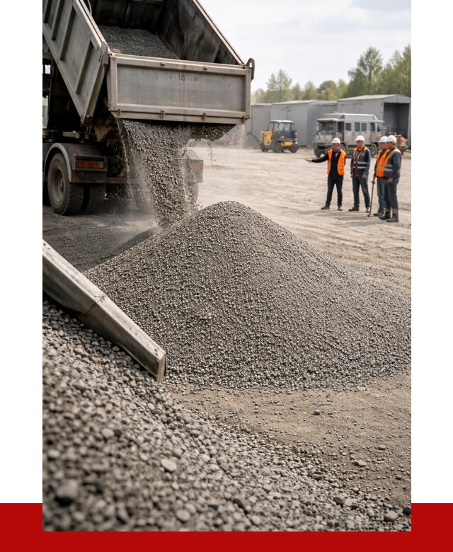 Гравийный отсев 0-5 в Ачинске от 1216 р. с доставкой | ПРОНЕРУДЧнс