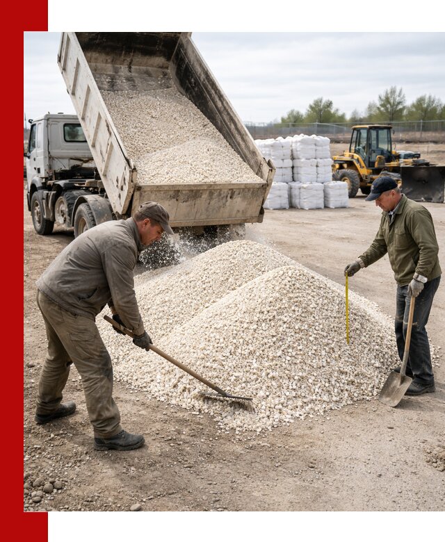 Мраморная крошка с доставкой и разгрузкой в Ачинске