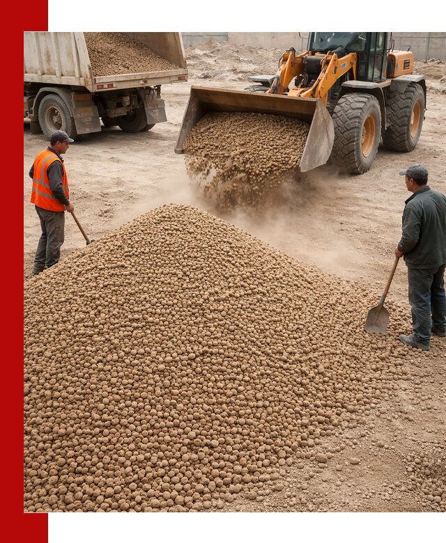 Керамзит фракция 10-20 с доставкой в Ачинске