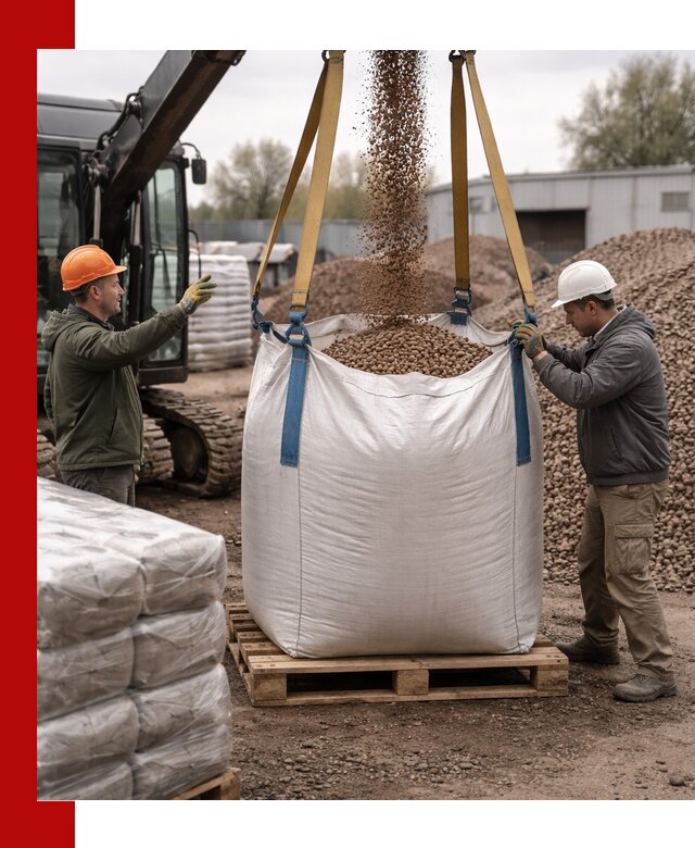 Керамзит в биг-бегах с доставкой в Ачинске