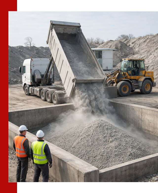 Доставка цемента навалом в Ачинске крупными партиями