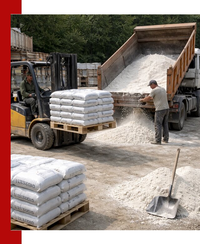Доставка строительной извести оптом и в розницу в Ачинске