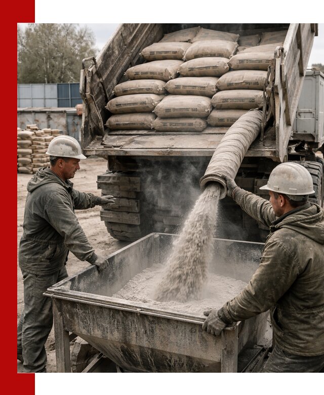 Доставка цемента М400 в Ачинске оптом и в розницу