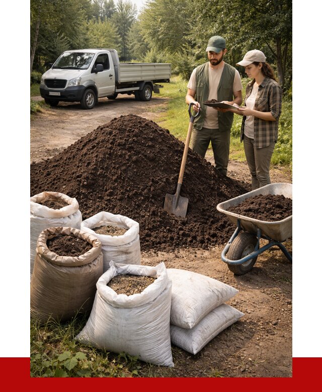 Купить грунт с доставкой в Ачинске от 4559 р. за м3 | ПРОНЕРУДЧнс