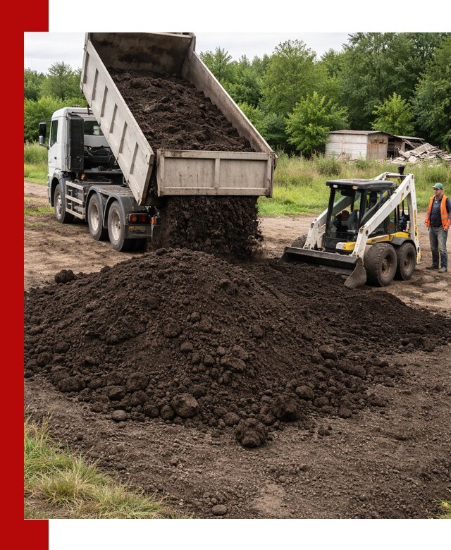 Поставка плодородной земли с доставкой самосвалом в Ачинске