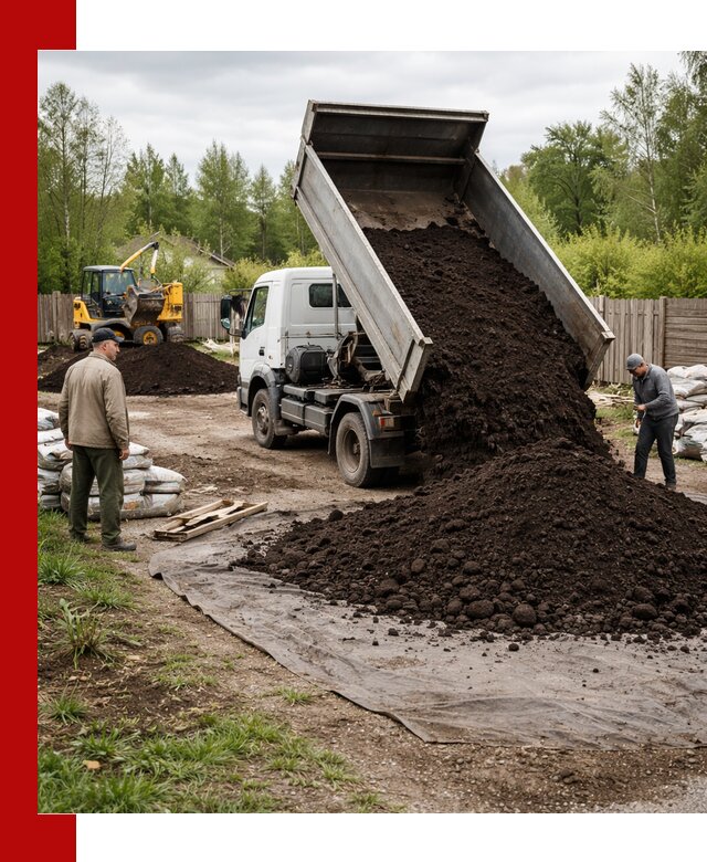 Доставка качественного почвогрунта в Ачинске оптом и в розницу