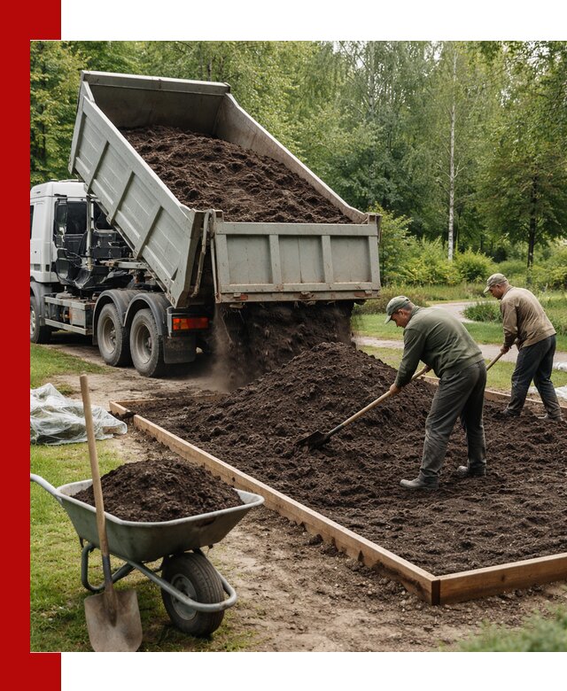 Доставка грунта для озеленения и благоустройства в Ачинске