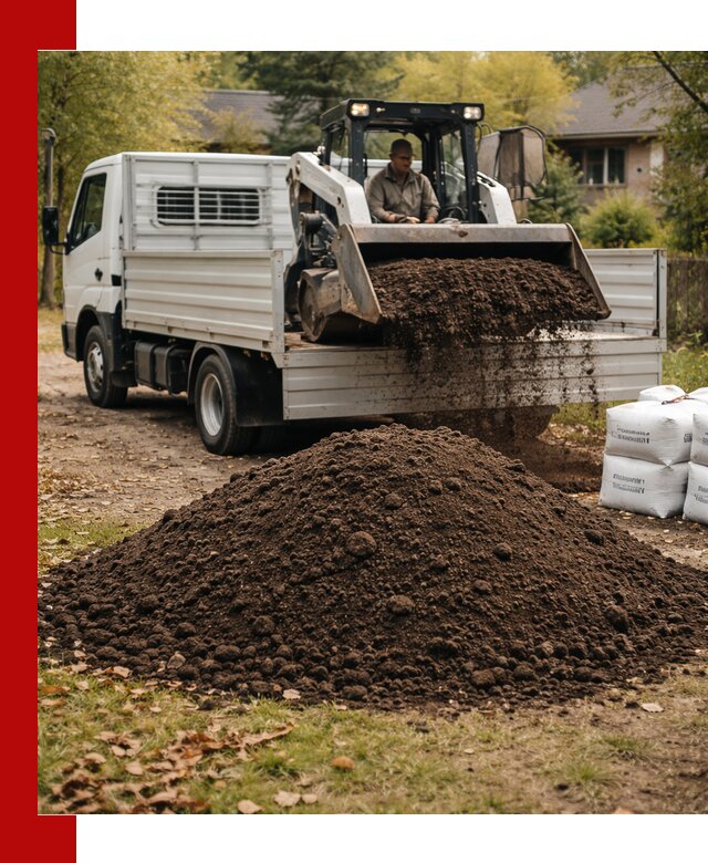 Доставка садовой земли в больших объёмах в Ачинске