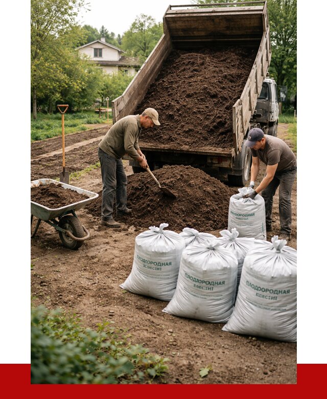 Плодородная смесь в Ачинске от 4255 р./куб с доставкой | ПРОНЕРУДЧнс