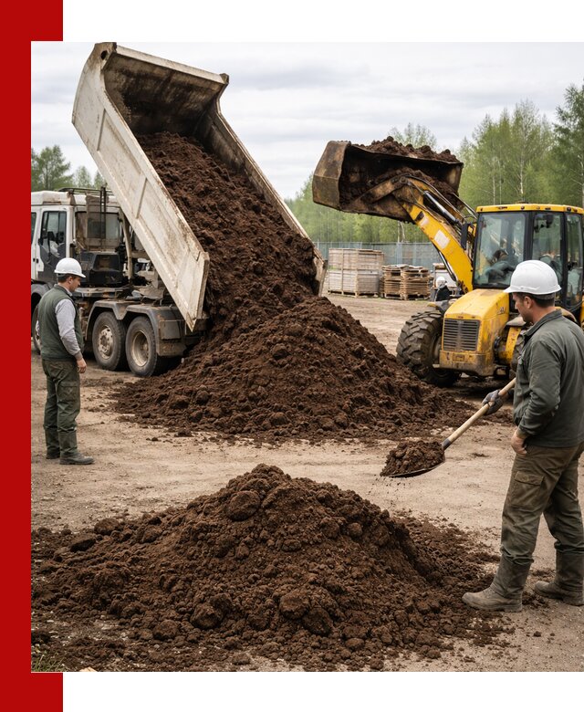 Доставка торфа оптом и в мешках в Ачинске