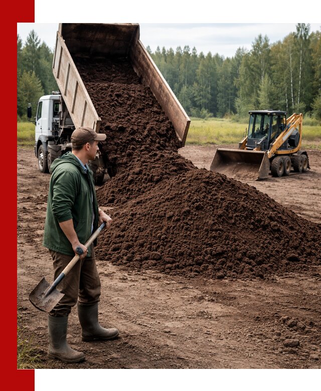 Купить верховой торф с доставкой в Ачинске для садоводства и растений