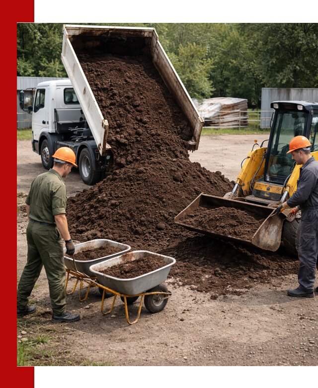Доставка торфо-земляной смеси в Ачинске для огорода и ландшафта