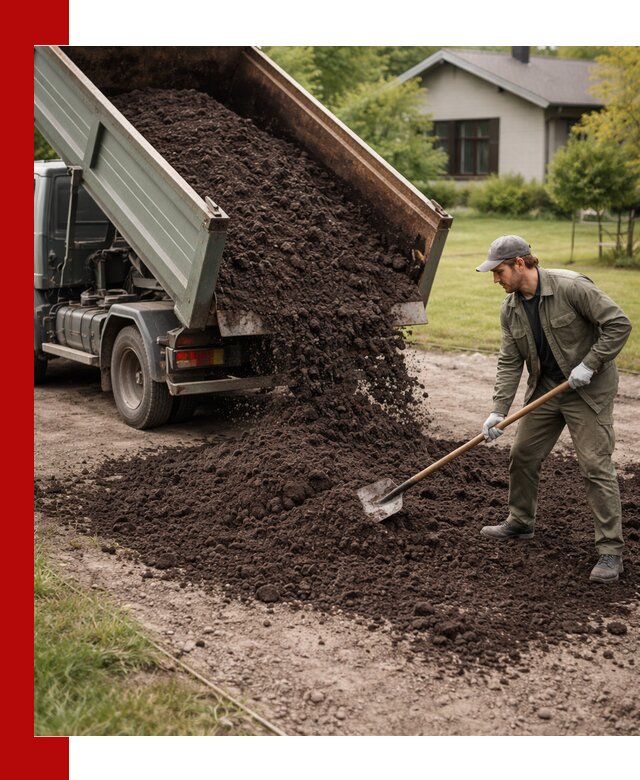 Чернозем для газона с доставкой в Ачинске быстро и качественно