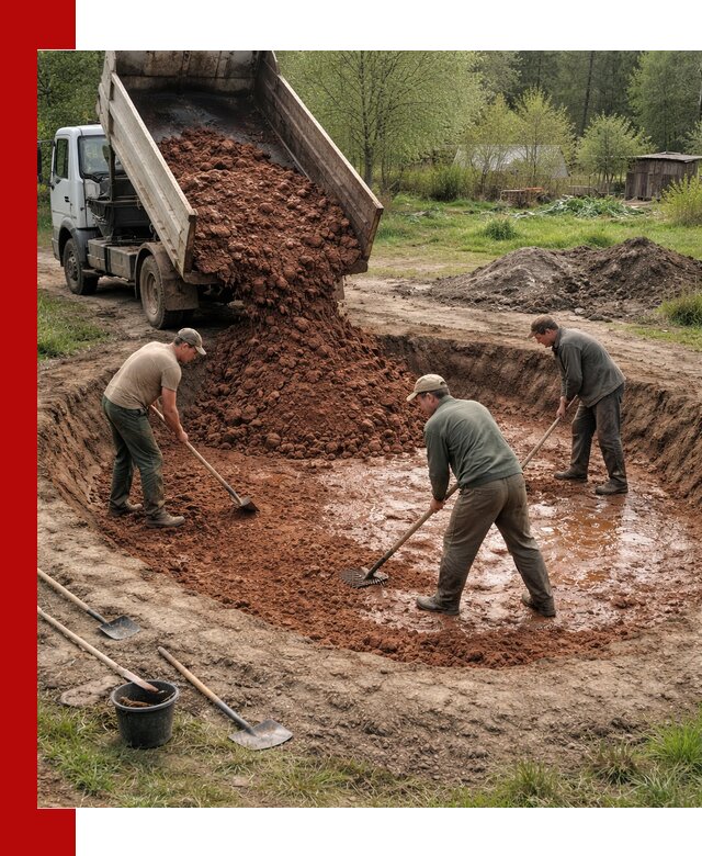 Купить качественную глину для пруда в Ачинске