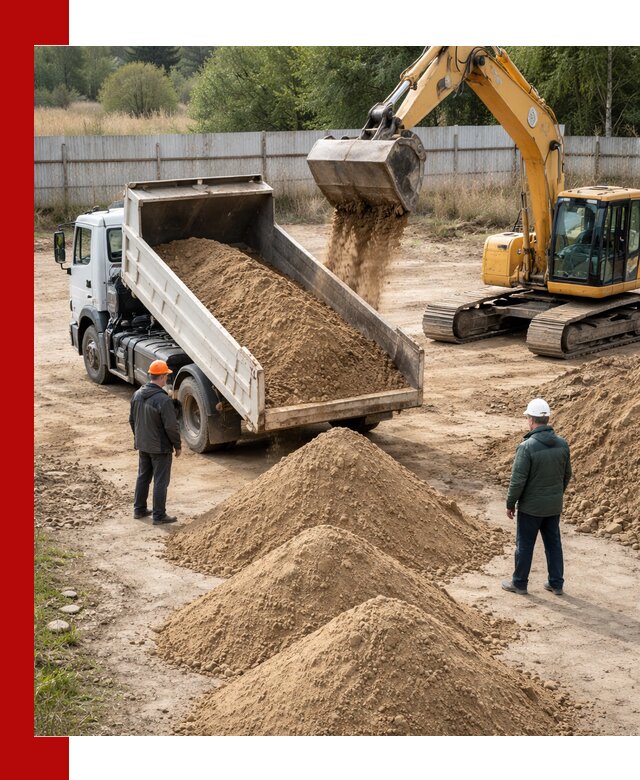 Доставка супеси вагонными и автопартиями в Ачинске