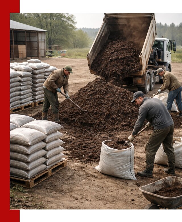 Доставка компоста оптом и в розницу в Ачинске