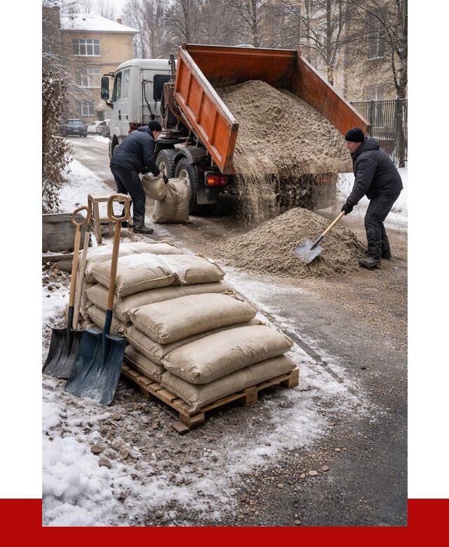 Противогололедные материалы оптом в Ачинске от 4255 р. | ПРОНЕРУДЧнс