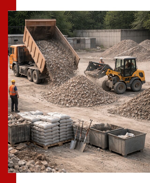 Вторичные материалы для отсыпки в Ачинске — поставка и доставка